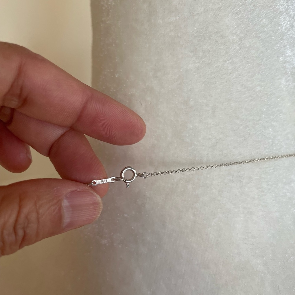 Auth Tiffany&co necklace 18” silver 925 - Picture 7 of 14